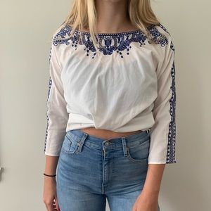 white blouse